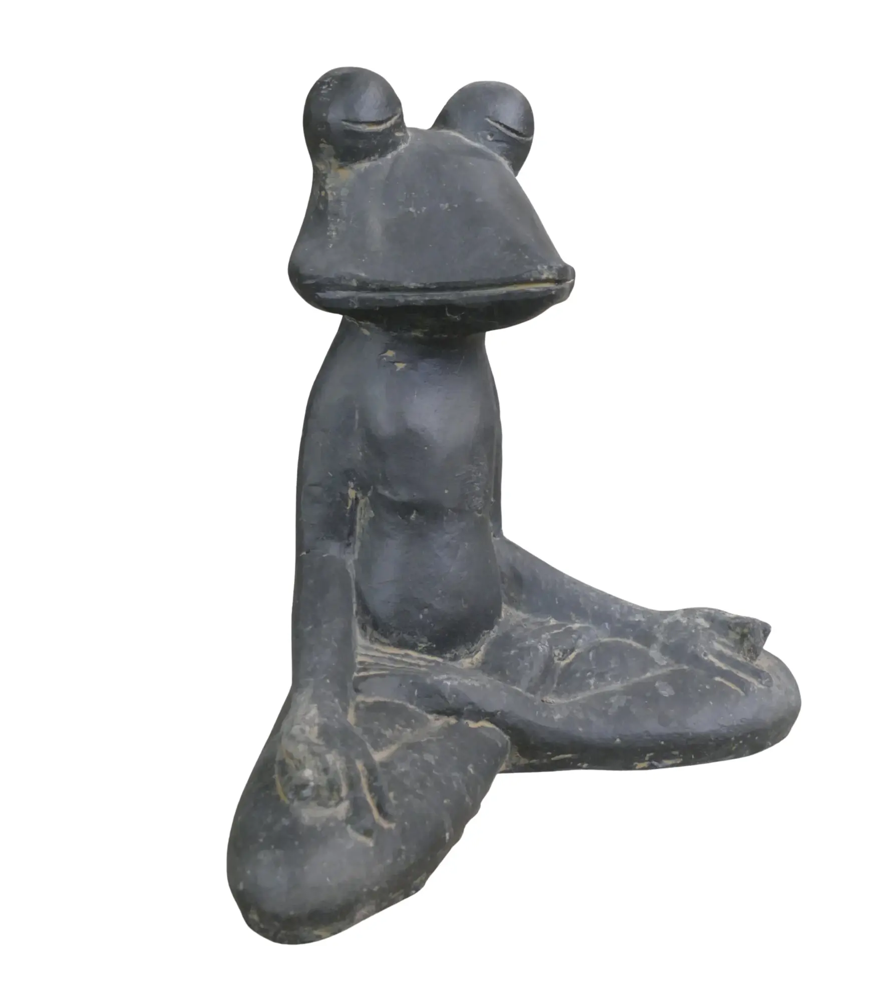  Product image 2 of the product “meditation frog, 30 cm high, antique finish ”